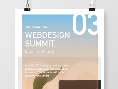 Event Poster - Webdesign Summit madebyderprinz poster