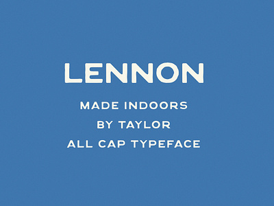 Lennon Typeface