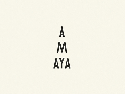 Amaya: A New Display Typeface