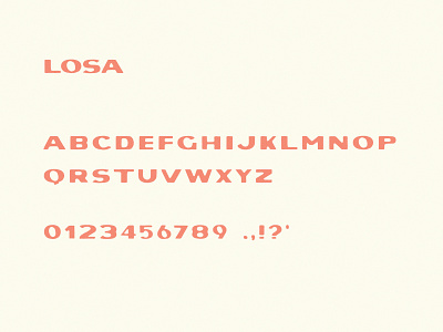 Losa Typeface