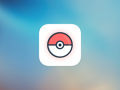Pokemon Go Icon By Nikita Gulak On Dribbble Pokemon Go Icon By Nikita Gulak On Dribbble