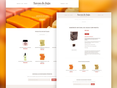 Savon de Juju Website Redesign