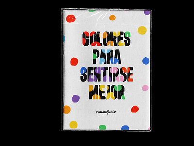 Fanzine Colores para sentirse mejor design doodle editorial illustration