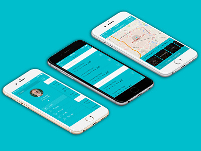 Ridler app design mobile