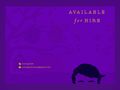 Available For Hire graphic design illustration