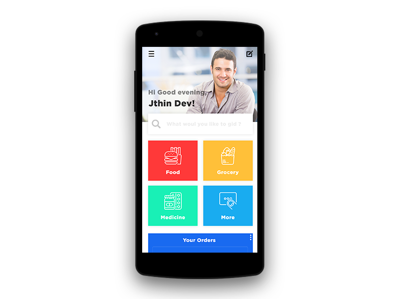 Personal assistant App Home Page by Sooraj Prem on Dribbble