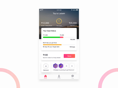 Fintech app Home page concept design fintech ios mobile app ui ux