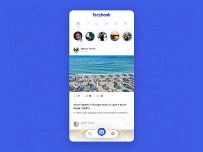 Facebook redesign concept