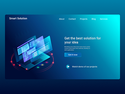 Smart Solution Landing Page