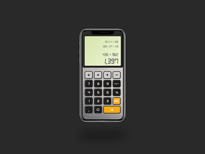 Retro 'Casio' Calculator calculator calculator app calculator ui casio dailyui dailyui004 dailyuichallenge design retro throwback ui vintage