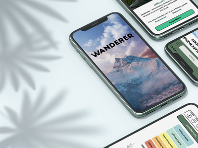Wanderer Mockup 🌞 adventure app design explore figma mockup travel ui web