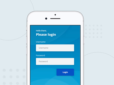 Login Interaction Design Exploration android blue blue and white clean clean design design ios login login design login form login page login screen ui ux