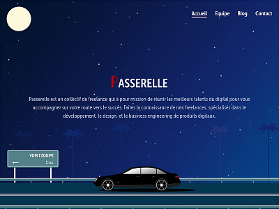 Passerelle - New website car home home page passerelle road sky