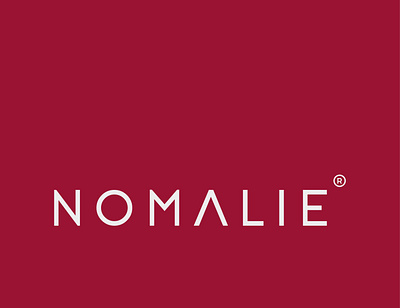 Nomalie Logo app icon design design fashion flat logo typography web