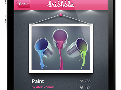 Dribbble iPhone App