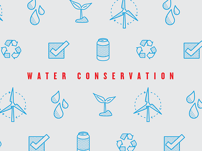 Water Conservation by Claire Moskal on Dribbble