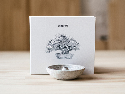 Bonsai album art bonsai bw cover design illustration japan minimal penzai pointillism tree