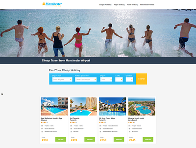 Manchester Hotels | Manchester Travel Shop canada elementor pro landing page responsive website unitedstates usa website website design wordpress customize wordpress website