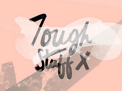 Not so tough colors graphic design illustration texture