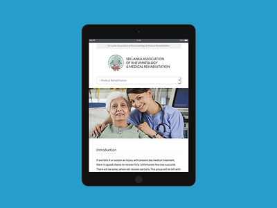 Rheumatology.org.lk design development html5 medical responsive website wordpress