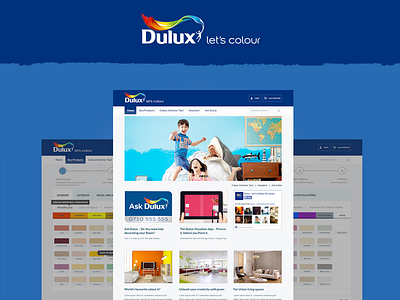 Dulux - let's colour cart colour design development ecommerce magento paint shopping ui ux website