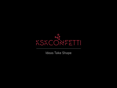 KSK branding confetti event logo party sri lanka stars