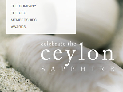 Celebrate The Ceylon Sapphire ceylon design gem sapphire sri lanka web site website
