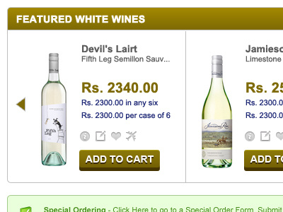 Featured wine section cart srilanka website wine