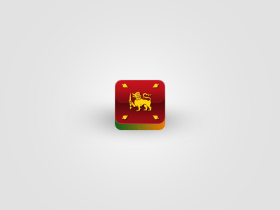 Sri Lanka Button app button icon ios iphone lanka sri srilanka ui ux