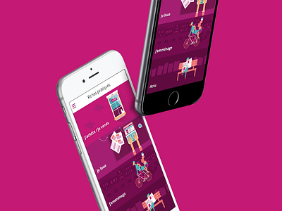 list category illustration app category illustration iphone menu mooving ui