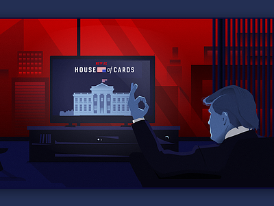 Trump is learning how to become president... house of cards joke netflix netflix and chill president trump