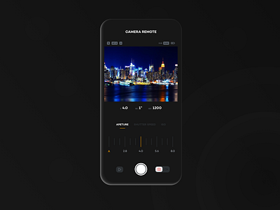 UI exploration | Camera remote