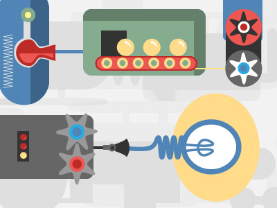 Rube Goldberg Progress Indicator