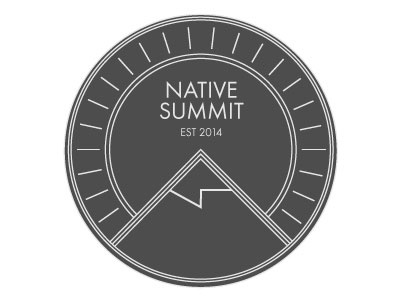 Native Summit Sticker Idea 1 print sticker
