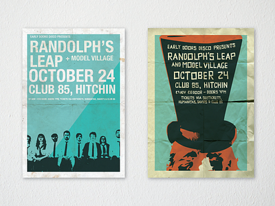 Randolph's Leap Poster gigs illustration indie music poster