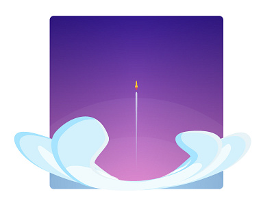 Taking Off app icon journey launch rocket space