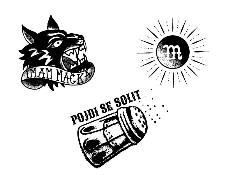 Tattoos for Polyglot Conference cat memrise salt shaker slovenian sun tattoo