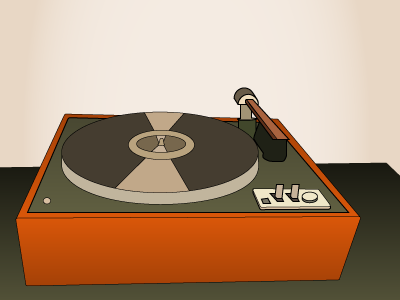 Turntable vector