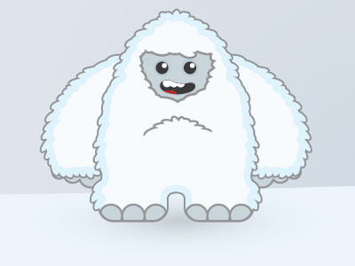 Yeti cartoon illustration illustrator