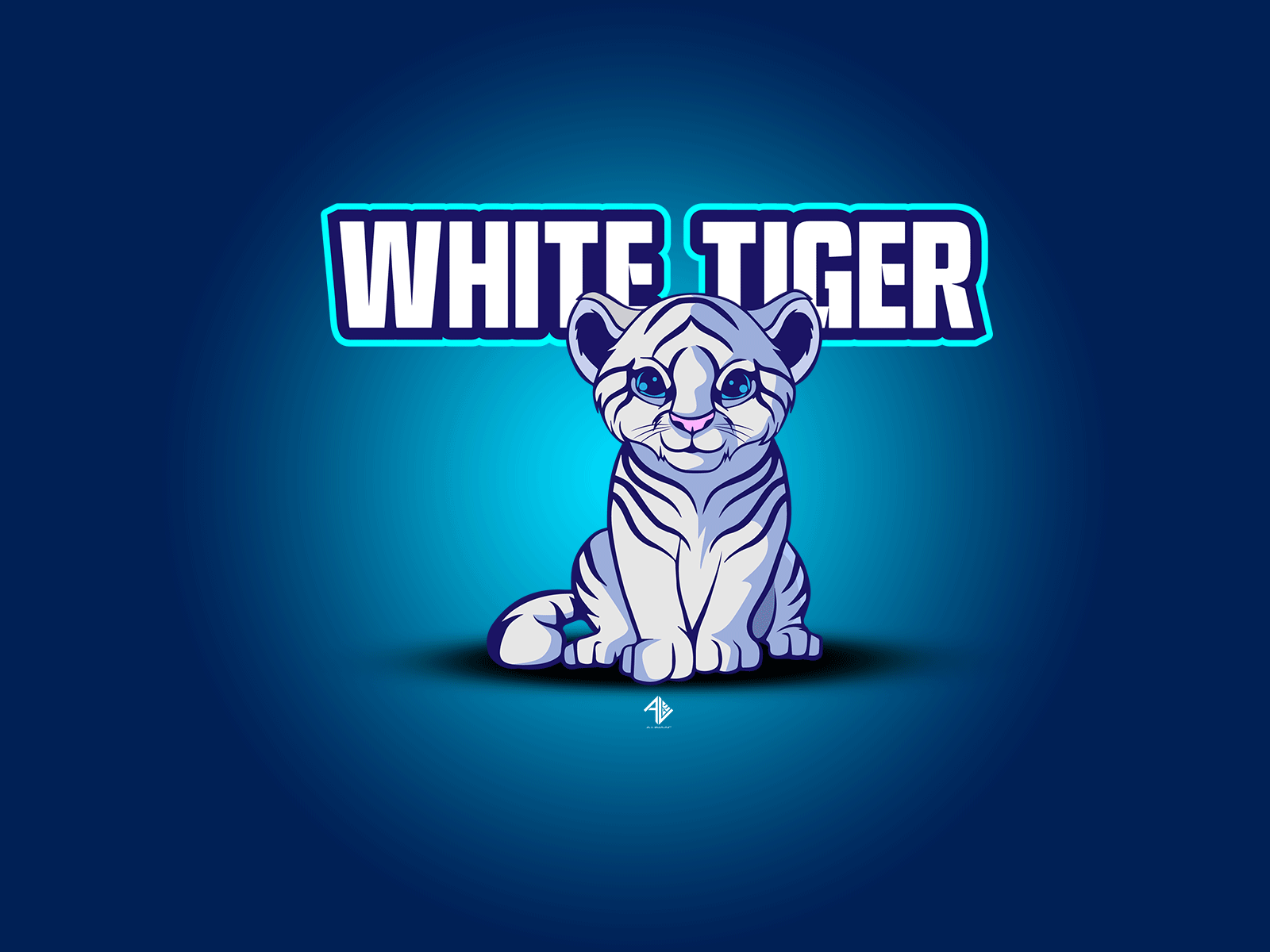 white tiger gif