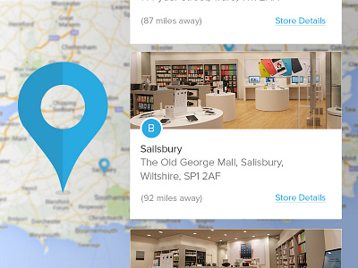 Store Locator Elements contact design locator map pin store ui web