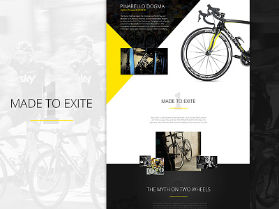 Pinarello Dogma angle bike cycling dogma gallery interactive landing page pinarello video website