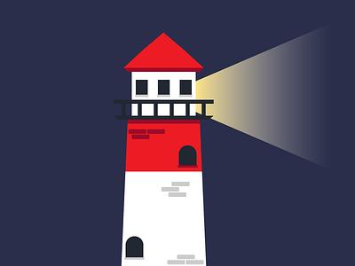 Lighthouse illustration lighthouse