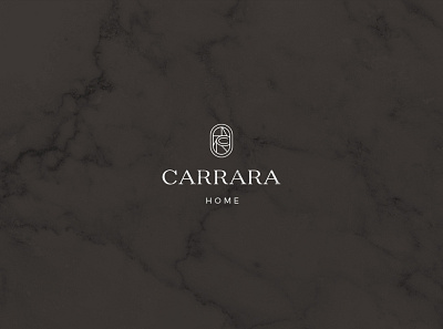 Carrara Home. branding design geometric design logo