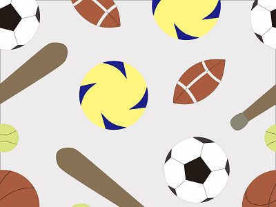 2 balls sport art background balls cartoon cute cute fun funny design fashion game health illustration pattern print seamless sport stick textile vector volleyball wallpaper