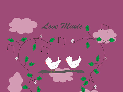 49 bird abstract animation art background bird colorful couple cute decoration design doodle illustration love music purple tree vector wallpaper