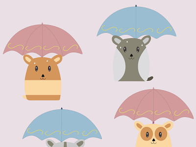 76 dood n umbrella abstract animation art background cartoon colorful cute decoration design doodle fashion illustration rain umbrella vector wallpaper wet