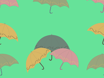 85 umbrella pattern abstract animation art background beautiful colorful decoration design illustration rain seamless take shelter umbrella vector wallpaper water wet wrapping
