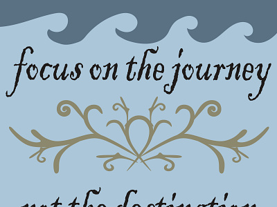 181  focus on the journey