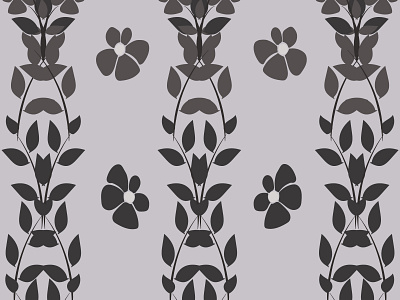 cut leaves seamless abstract art background botany cut leaves decoration design flower illustration leaves monochrome petal seamless vector